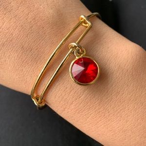Alex and Ani Gemstone Birthstone Charm Bangle